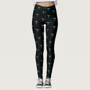 Legging Caneleiras da cauda da baleia
