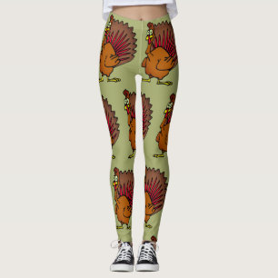 Legging Caneleiras da colheita do dia da acção de graça