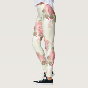 Legging Caneleiras da decoração 15 da flor