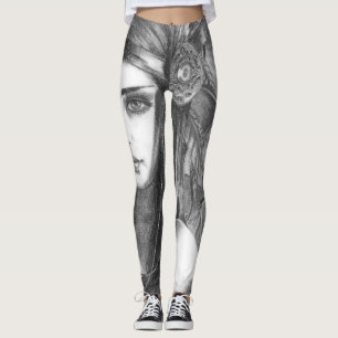 Legging Caneleiras da deusa do nativo americano