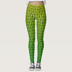 Legging Caneleiras da fantasia da escala do dragão de