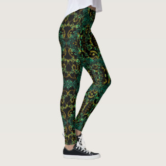 Legging Caneleiras da forma do divertimento - mulheres