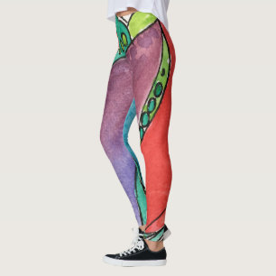 Legging Caneleiras da ioga da íris de CALactive