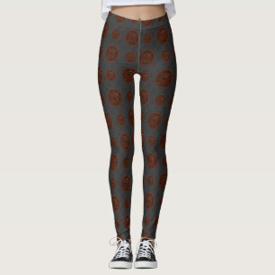 Legging Caneleiras da mandala de Leo