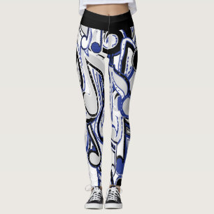 Legging Caneleiras da música das mulheres