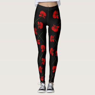 Legging Caneleiras da papoila