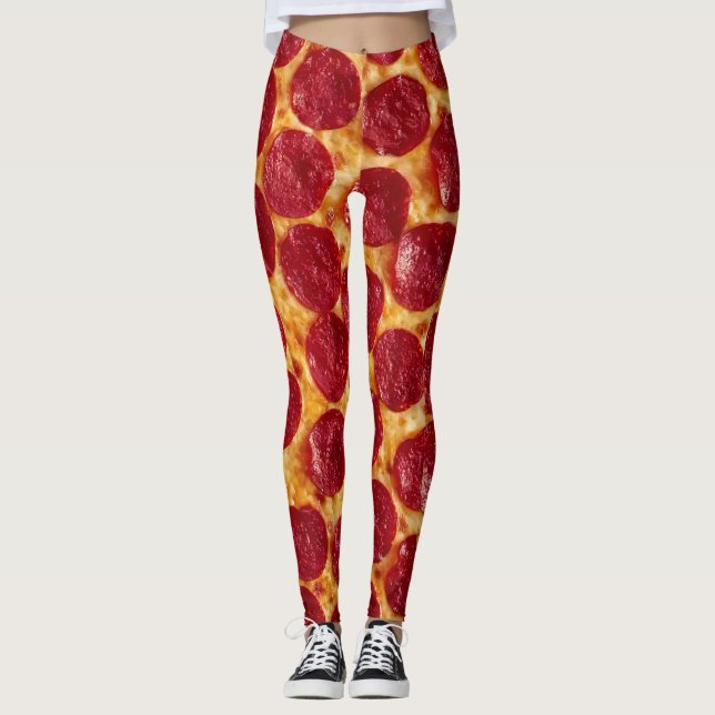 Legging Caneleiras da pizza (Frente)