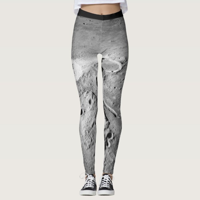 Legging Caneleiras da superfície lunar | (Frente)
