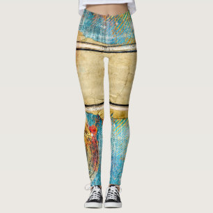 Legging Caneleiras das meninas de Japão
