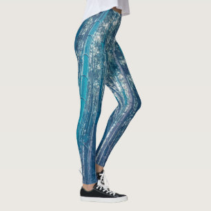 Legging Caneleiras de bambu elegantes dos trabalhos de