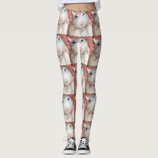 Legging Caneleiras de Bridget do rato do animal de