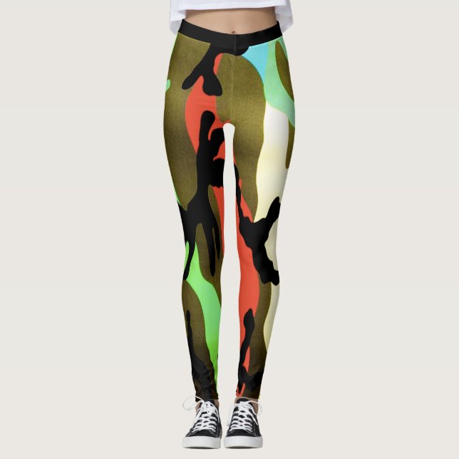 Legging Caneleiras de Camo (Frente)