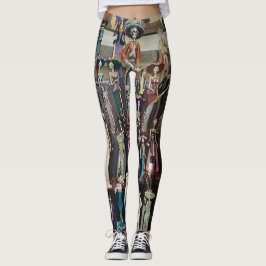 Legging Caneleiras de Día de Muertos (dia do morto)