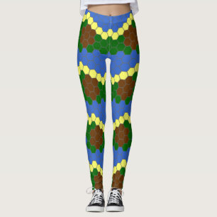 Legging Caneleiras de Hexmap