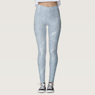 Legging Caneleiras de mármore cinzentas do efeito