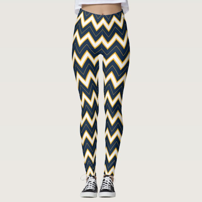Legging Caneleiras de Michigan Chevron (Frente)