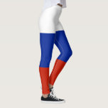 Legging Caneleiras de Rússia<br><div class="desc">Bandeira do russo em caneleiras à moda.
Mais design na loja.</div>