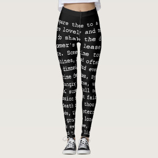 Legging Caneleiras de Shakespeare