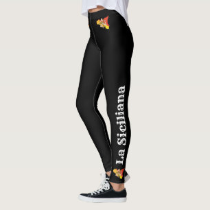 Legging Caneleiras de Siciliana do La