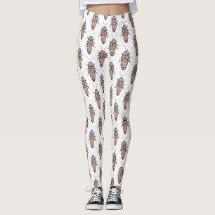 Legging Caneleiras de silvo da barata