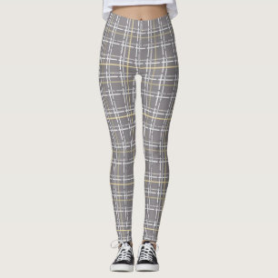 Legging Caneleiras de Tan/mulheres amarelas do teste