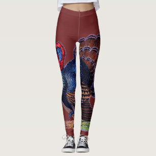 Legging Caneleiras de Turquia da acção de graças