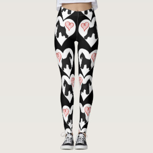 Legging Caneleiras do amante do Schnauzer