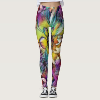 Legging Caneleiras do Aquarelle da dália