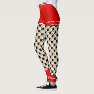 Legging Caneleiras do basebol da equipe com Shorts