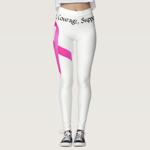 Legging Caneleiras do cancro da mama