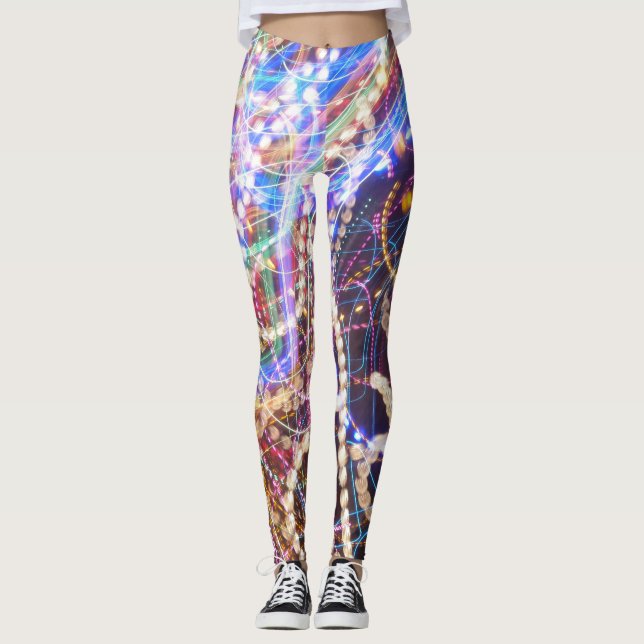 Legging Caneleiras do carnaval projetadas pelo artista (Frente)
