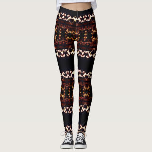 Legging Caneleiras do costume de Etno do Fractal