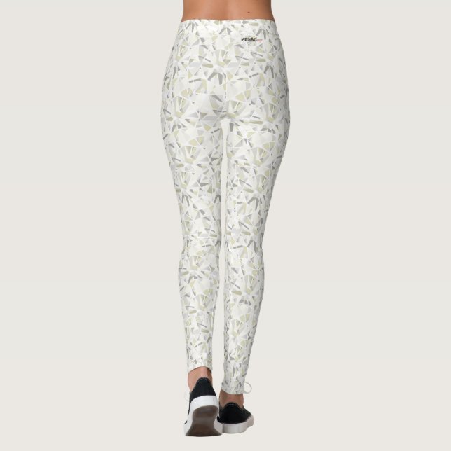 Legging Caneleiras do design das facetas (Verso)