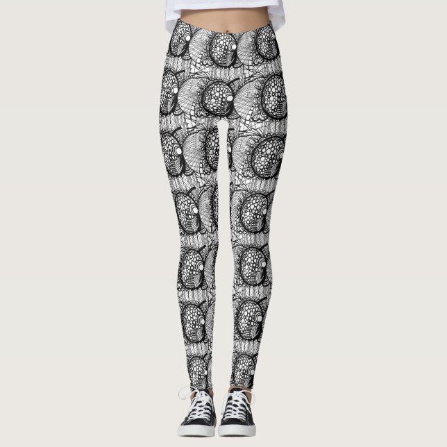 Legging Caneleiras do design de Elyssa (Frente)