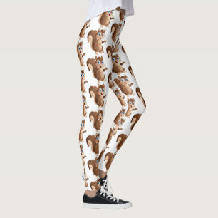 Legging Caneleiras do esquilo