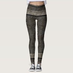 Legging Caneleiras do estilo do metal