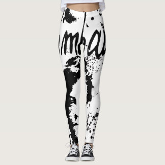 Legging Caneleiras do estilo dos grafites de RIMBAUD