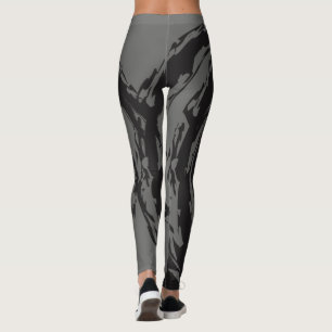 Legging Caneleiras do exercício projetadas pelo ajustado