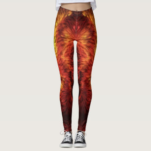 Legging Caneleiras do fogo 1 da pele