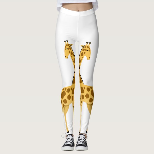 Legging Caneleiras do girafa (Frente)