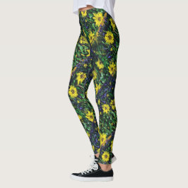 Legging Caneleiras do girassol