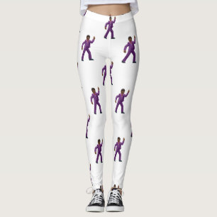 Legging Caneleiras do homem da dança de Emoji