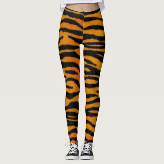Legging Caneleiras do impressão do tigre