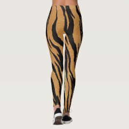 Legging Caneleiras do impressão do tigre