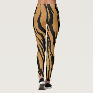 Legging Caneleiras do impressão do tigre