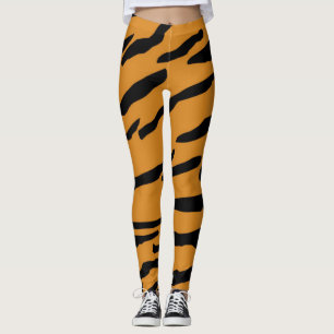 Legging Caneleiras do impressão do tigre