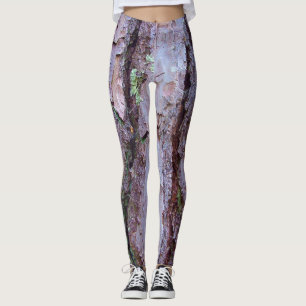 Legging Caneleiras do latido de pinheiro