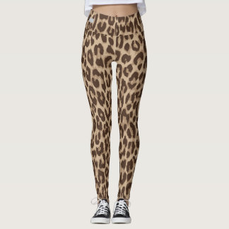 Legging Caneleiras do leopardo da COLEÇÃO de SERESHKI