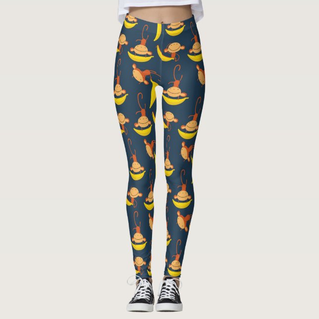 Legging Caneleiras do macaco (Frente)