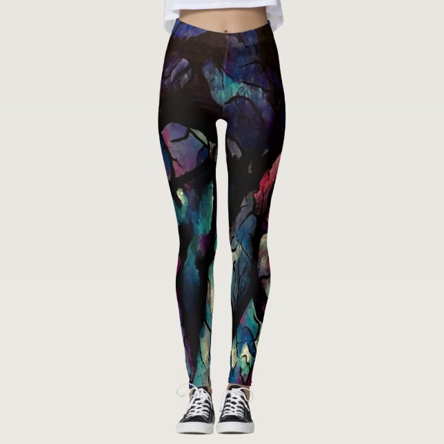 Legging Caneleiras do mosaico (Frente)